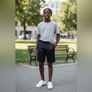 Place Sport Gray Athletic Shorts